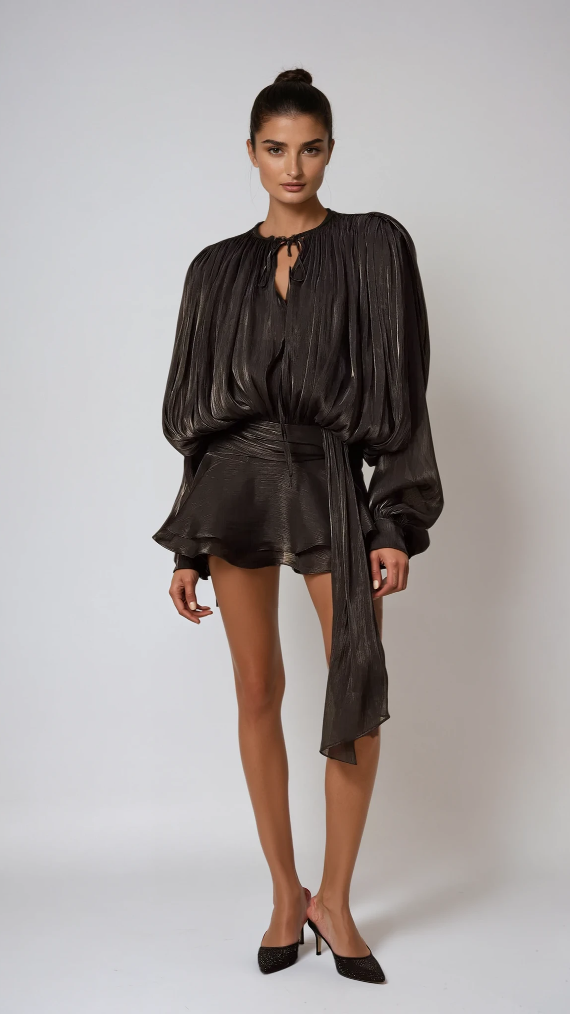 Côte d'Azur (Minikleid/ Schwarz)