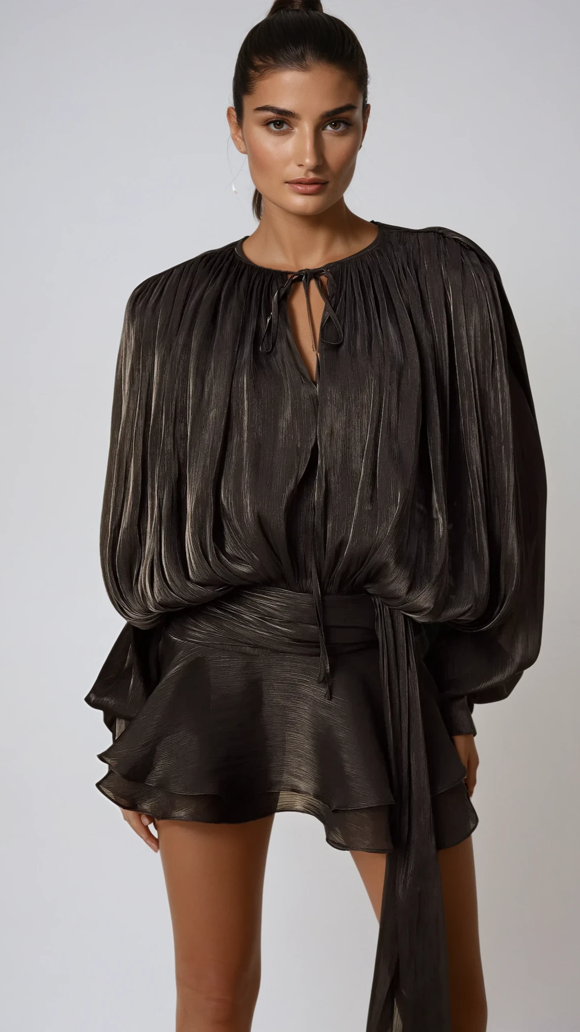 Côte d'Azur (Minikleid/ Schwarz)