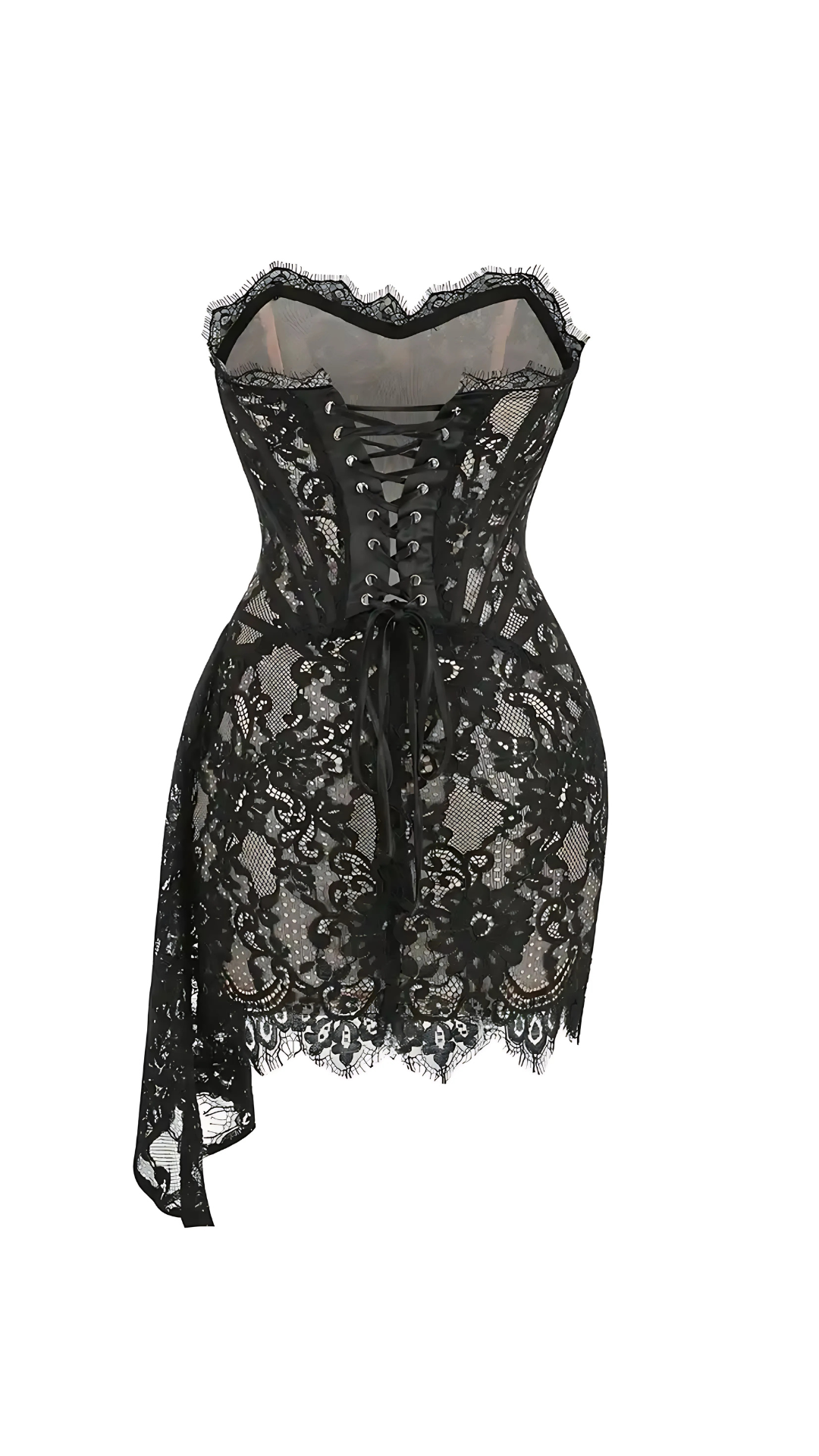 Budapest(Kleid, spitze/ Schwarz)