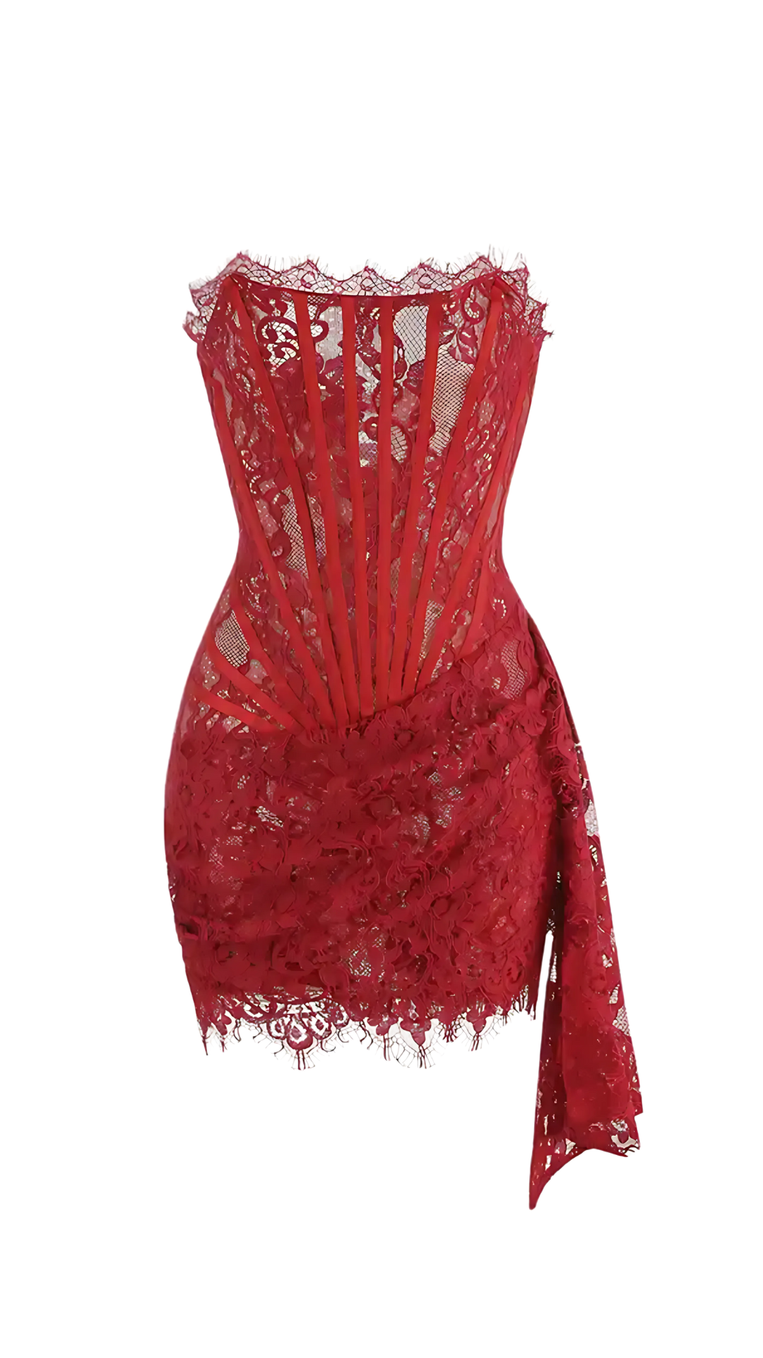 Budapest (Kleid, spitze/Rot)