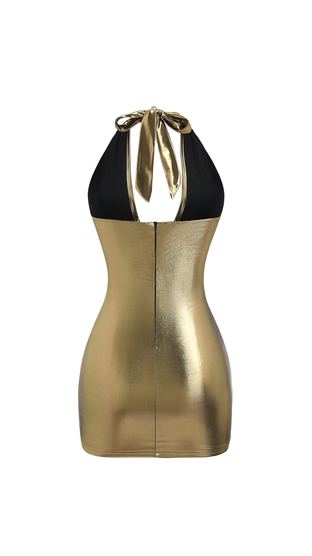 Prag(Goldenes Mini-Kleid)