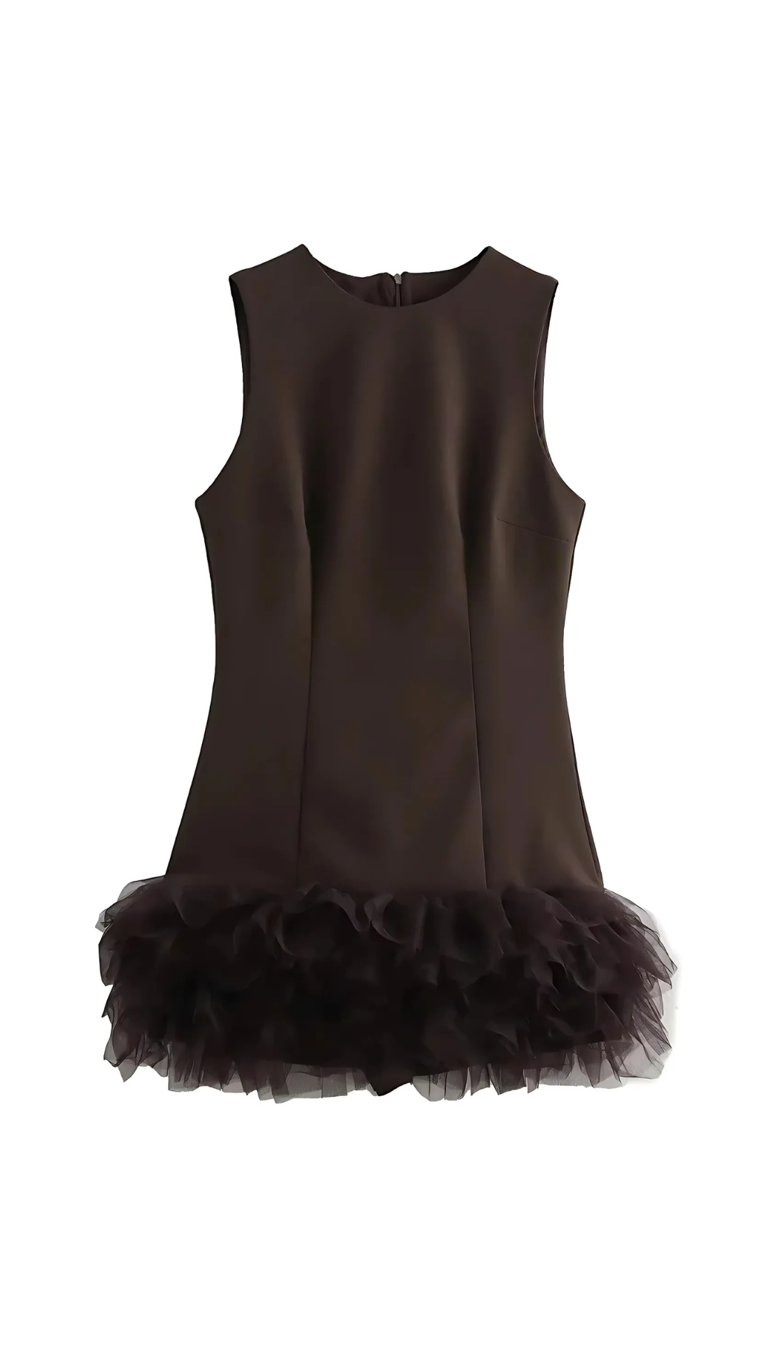 Soho (Minikleid/ Braun, Weinrot)