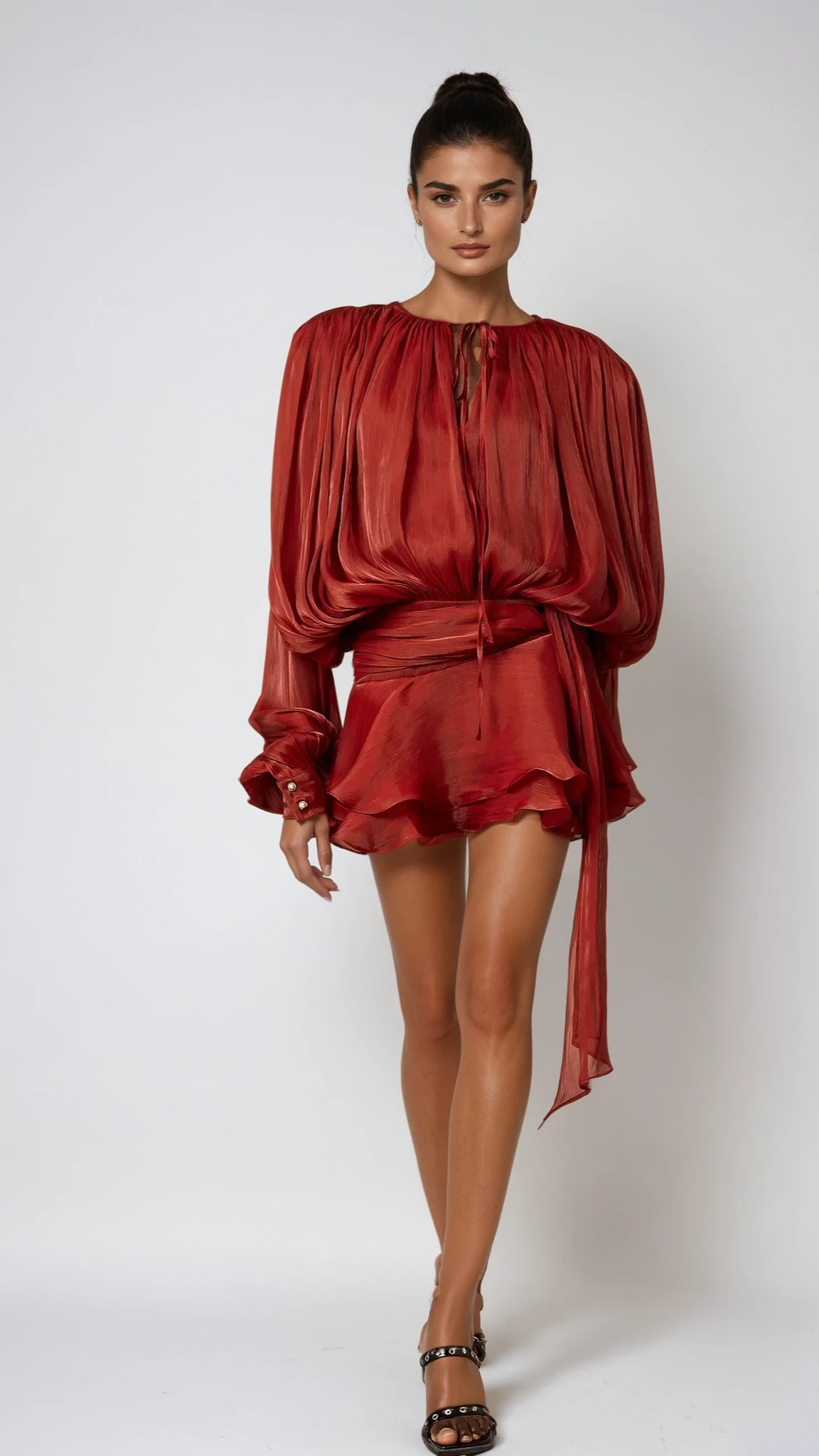 Côte d'Azur (Minikleid/ Rot)