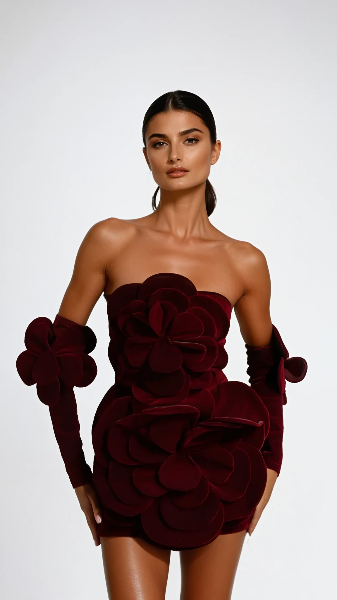 Catania (Kleid/ Burgunder)