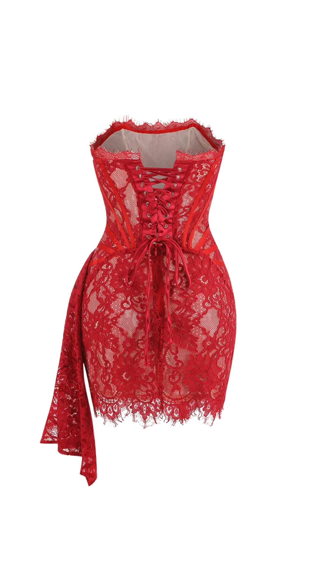 Budapest (Kleid, spitze/Rot)