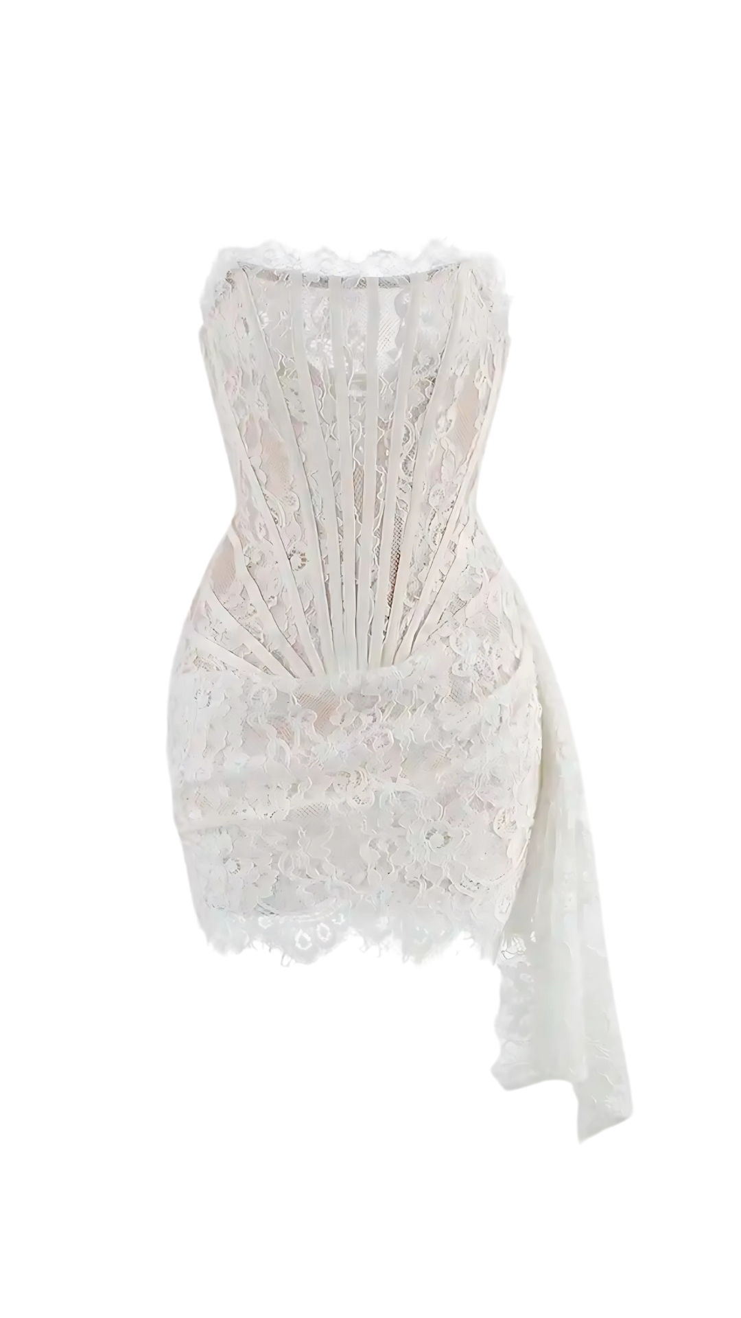 Budapest(Kleid, spitze/ Weiß)