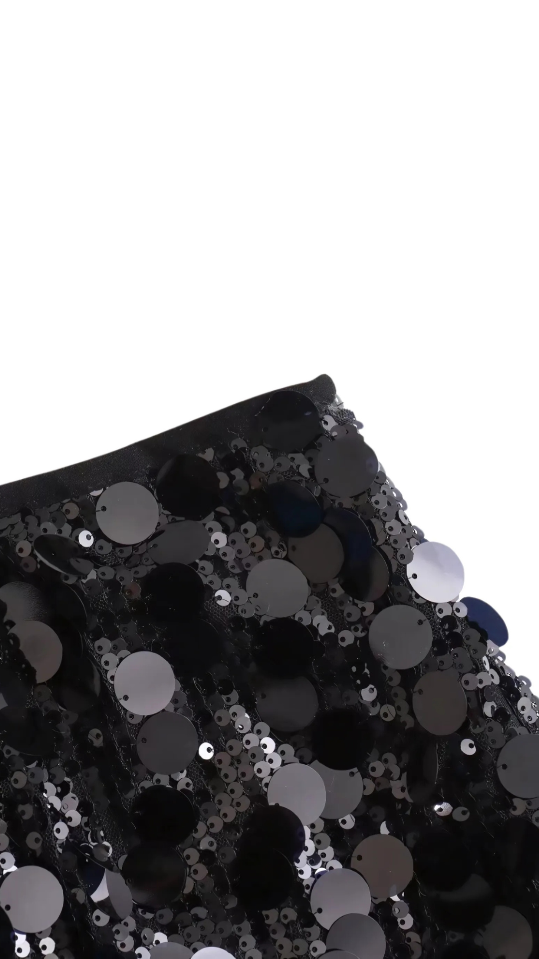 Cannes(Minirock, Silber/ Schwarz)