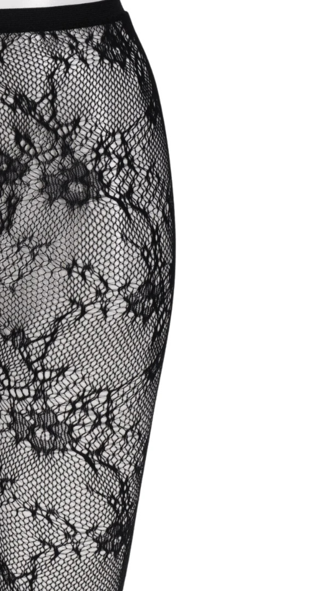 Marbella (Strumpfhose/ Schwarz, Weiß)