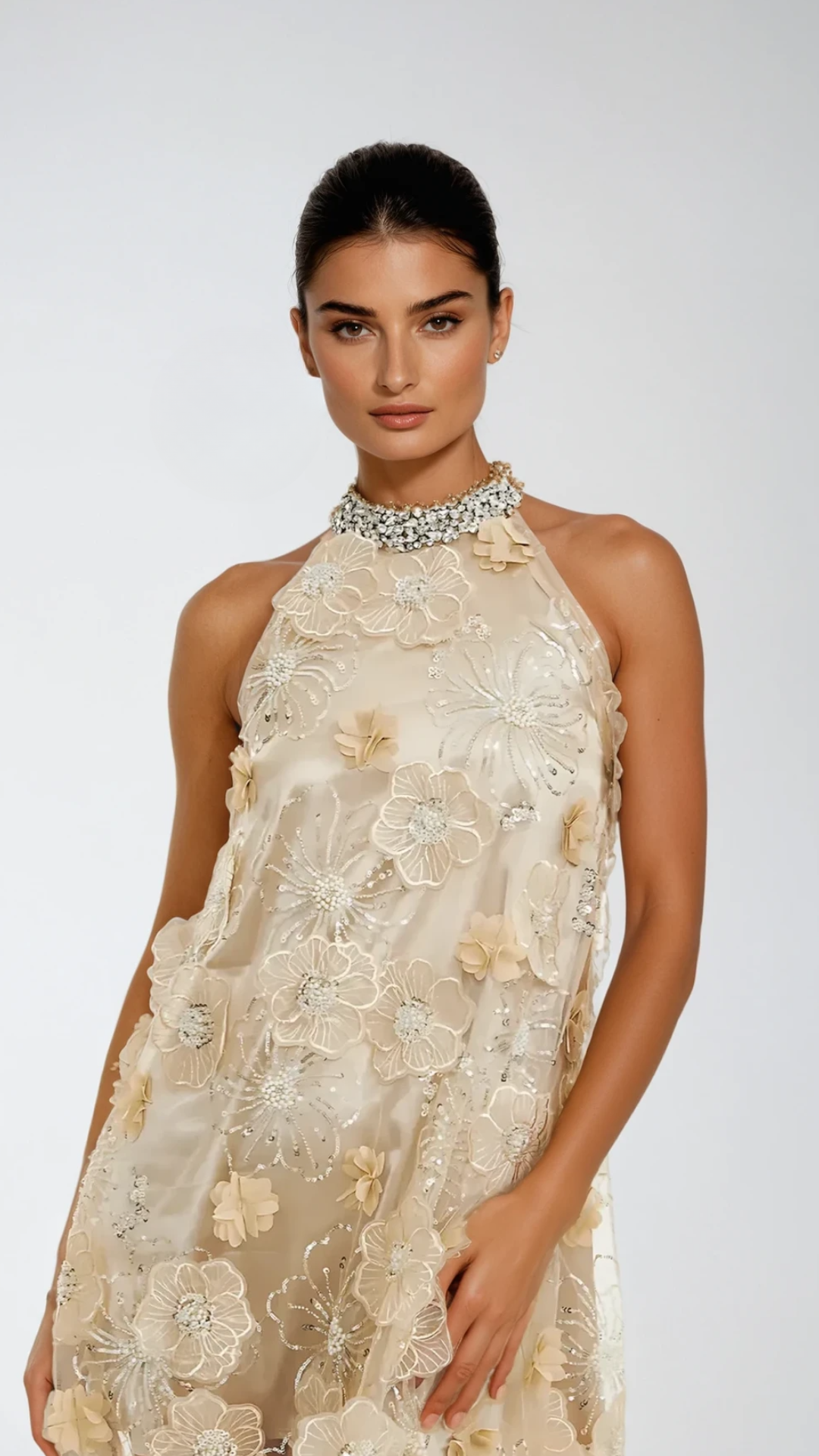 Antibes (Kleid/ Champagner)