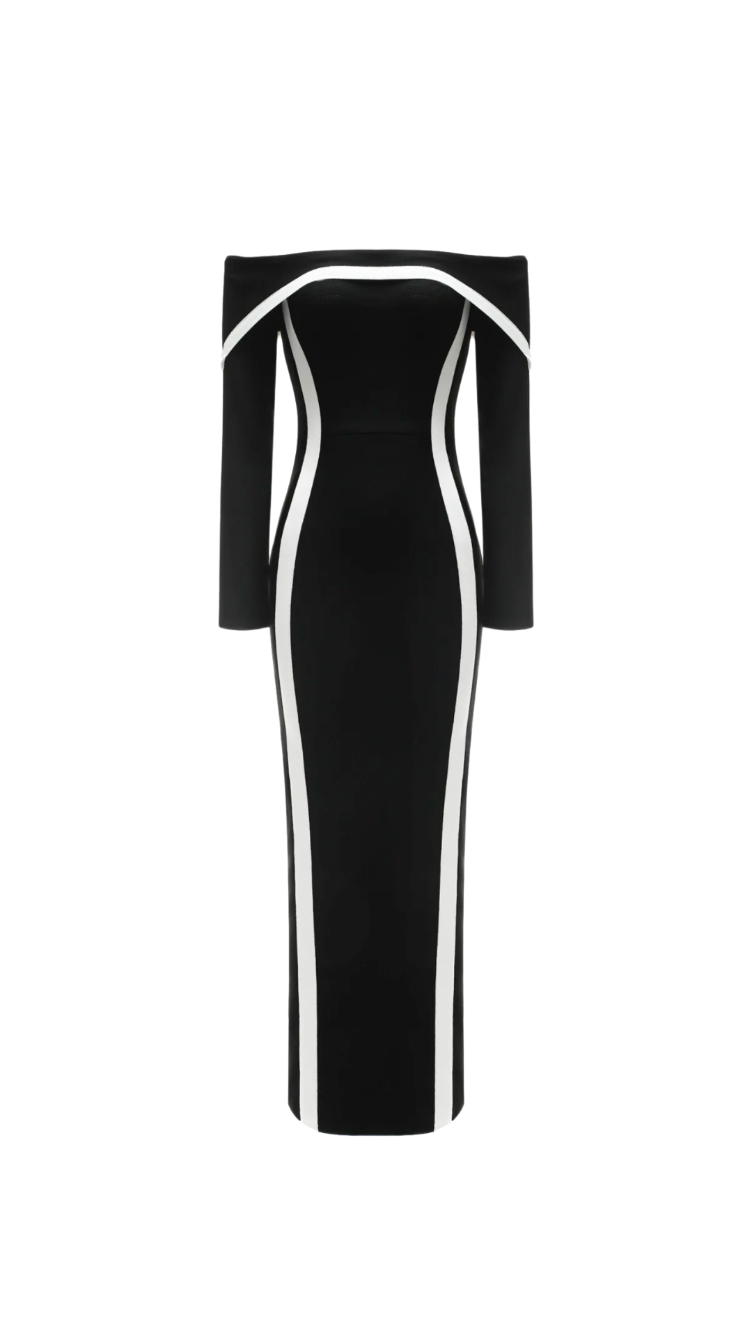 Riga (Kleid/ Schwarz-Weiß)