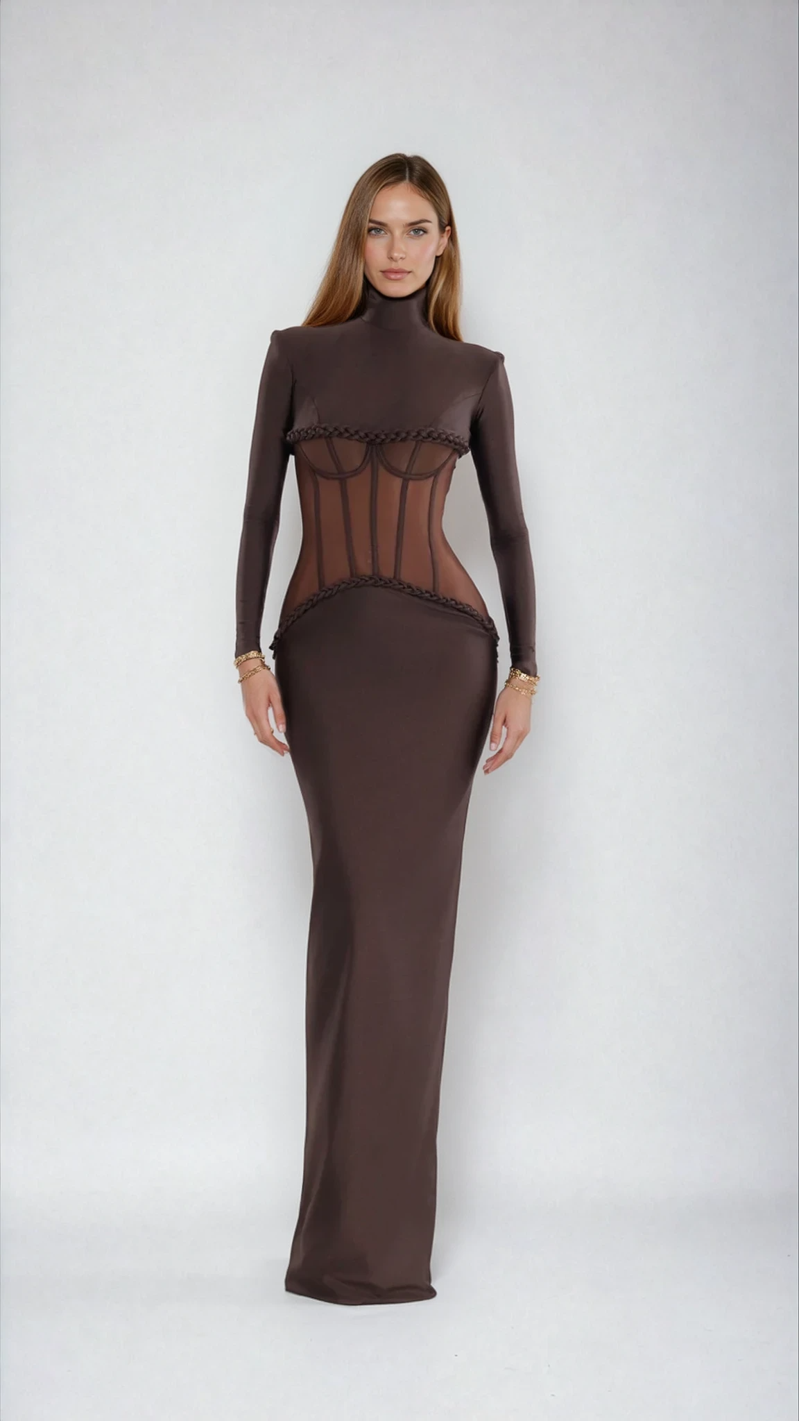 Riyadh (Kleid/ Braun)