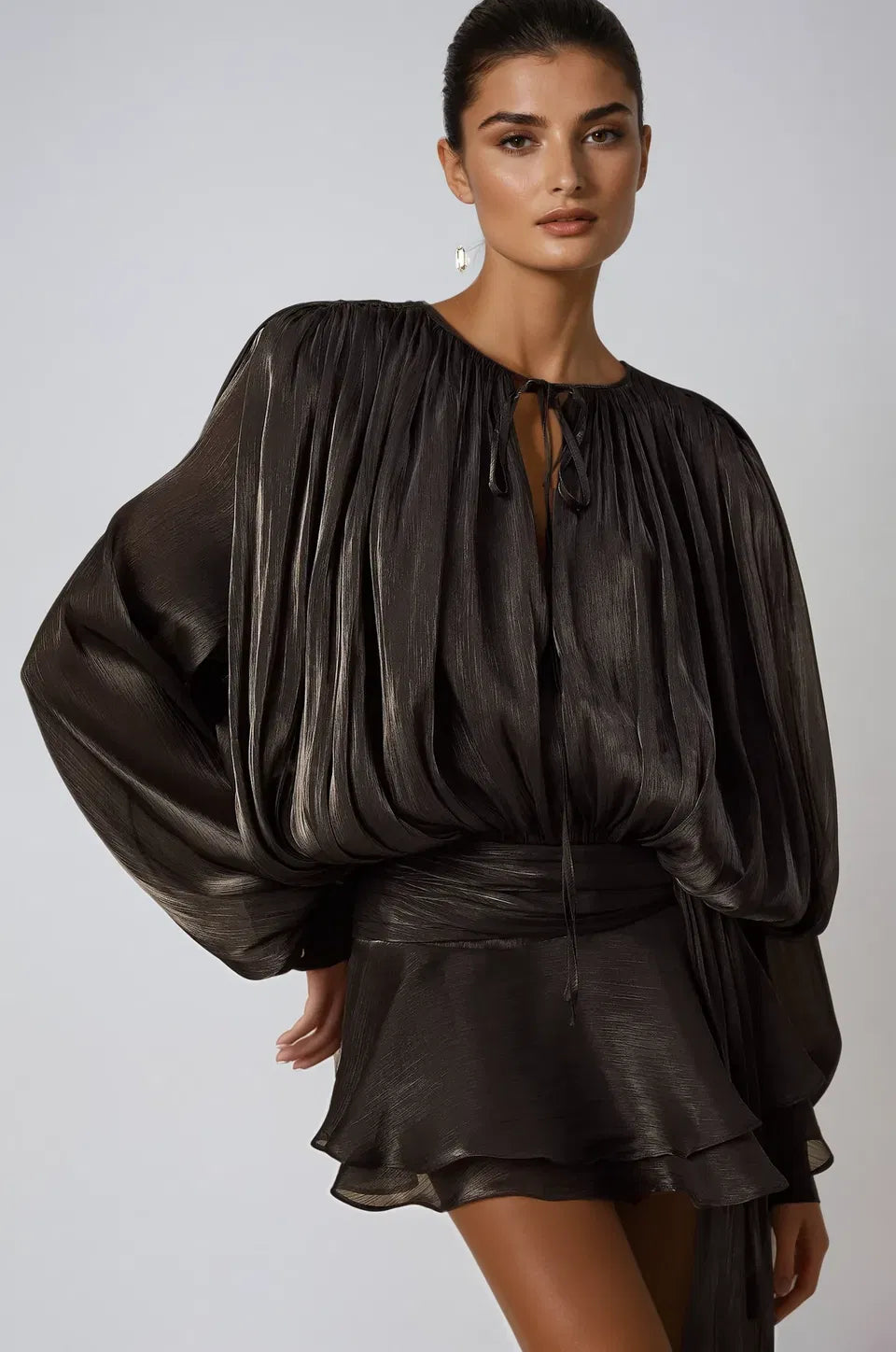 Côte d'Azur (Minikleid/ Schwarz)